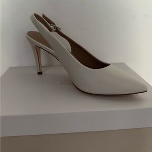 14th & Union White Slingback Pumps Size 8.5